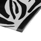 Zebra-Muster Schneidebrett (Ecke)