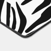 Zebra-Muster Schreibtischunterlage (Ecke)