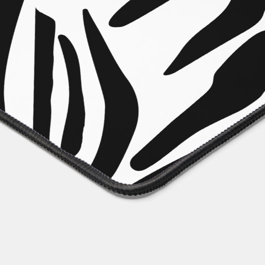 Zebra-Muster Schreibtischunterlage (Ecke)