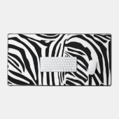 Zebra-Muster Schreibtischunterlage (Tastatur & Maus)