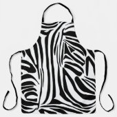 Zebra-Muster Schürze (Vorderseite)