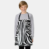 Zebra-Muster Schürze (Getragen)
