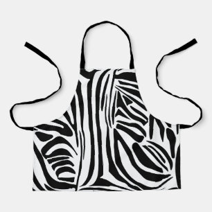 Zebra-Muster Schürze