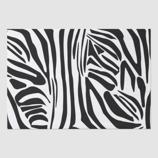 Zebra-Muster Seidenpapier (Vorderseite)