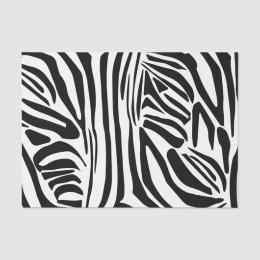 Zebra-Muster Seidenpapier (Vorderseite)