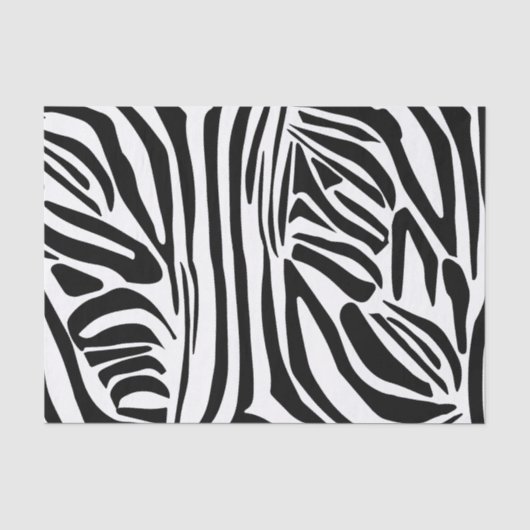 Zebra-Muster Seidenpapier (Vorderseite)