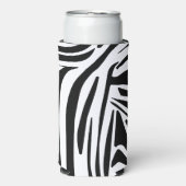 Zebra-Muster Selters Dosenkühler (Seltzer Vorderseite)