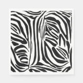 Zebra-Muster Serviette (Vorderseite)