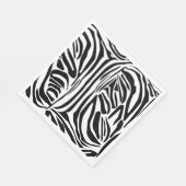 Zebra-Muster Serviette (Ecke)