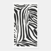 Zebra-Muster Serviette (Vorderseite)