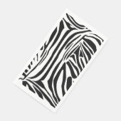 Zebra-Muster Serviette (Ecke)