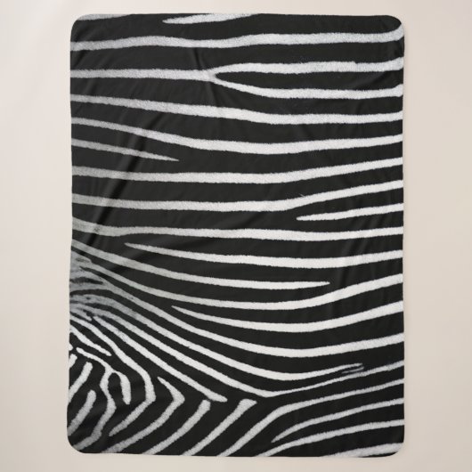 Zebra-Muster Sherpadecke (Vorderseite)