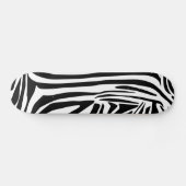 Zebra-Muster Skateboard (Horizontal)