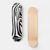 Zebra-Muster Skateboard (Vorderseite)