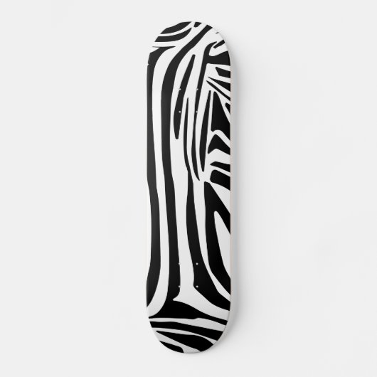Zebra-Muster Skateboard (Vorderseite)
