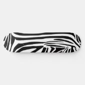 Zebra-Muster Skateboard (Horizontal)