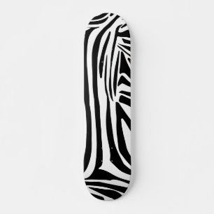 Zebra-Muster Skateboard