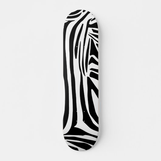 Zebra-Muster Skateboard (Vorne)