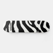 Zebra-Muster Skateboard (Horizontal)