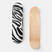 Zebra-Muster Skateboard (Vorderseite)