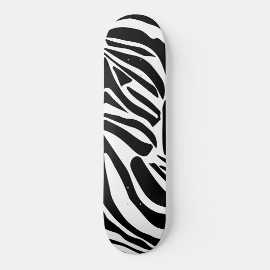 Zebra-Muster Skateboard (Vorderseite)
