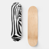 Zebra-Muster Skateboard (Vorderseite)