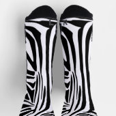 Zebra-Muster Socken (Oben)