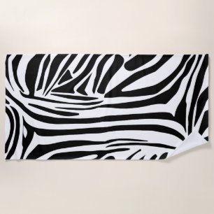 Zebra-Muster Strandtuch