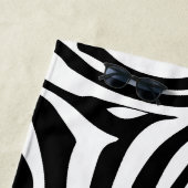 Zebra-Muster Strandtuch (Beispiel)