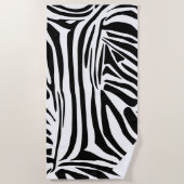 Zebra-Muster Strandtuch (Vorderseite)