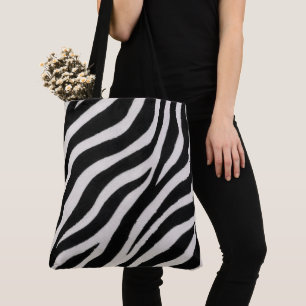 Zebra-Muster Stylisches Alltagsgepäck Groß Tasche