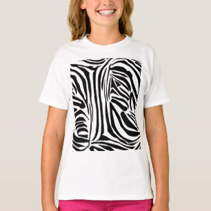 Zebra-Muster T-Shirt