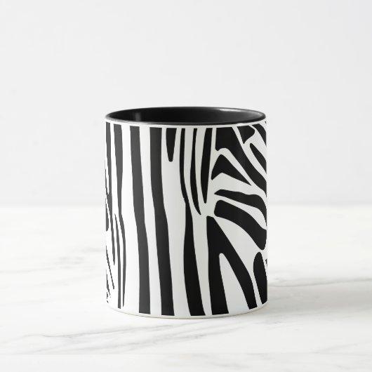 Zebra-Muster Tasse (Zentrum)