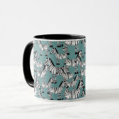 Zebra-Muster Tasse (Vorderseite Links)