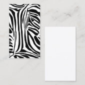 Zebra-Muster Terminkarte (Vorne/Hinten)
