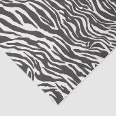 Zebra Muster Tierbild Schwarz-Weiß Streifen Seidenpapier (Ausschnitt)