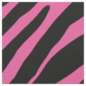 Zebra Muster Tierdruck Schwarz/Rosa Stoff (Nahaufnahme)