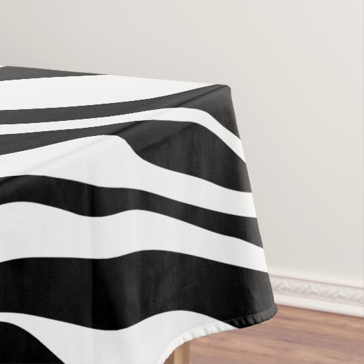 Zebra-Muster Tischdecke (Beispiel)