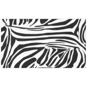 Zebra-Muster Tischdecke (Vorderseite (Horizontal))