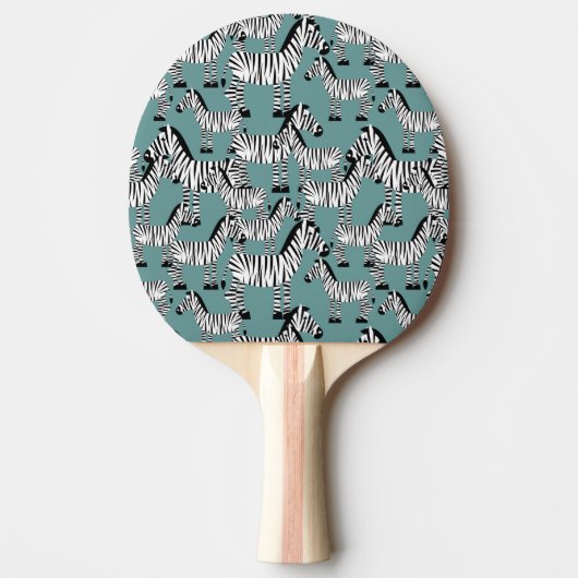 Zebra-Muster Tischtennis Schläger (Vorderseite)