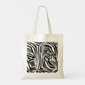 Zebra-Muster Tragetasche (Rückseite)