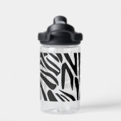 Zebra-Muster Trinkflasche (Rückseite)
