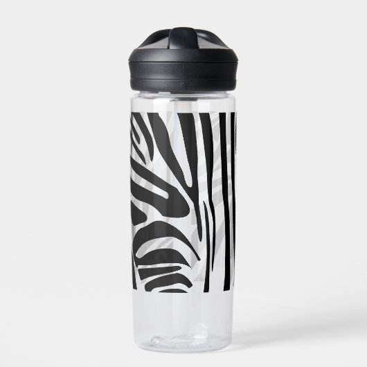Zebra-Muster Trinkflasche (Vorderseite)