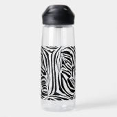 Zebra-Muster Trinkflasche (Rückseite)