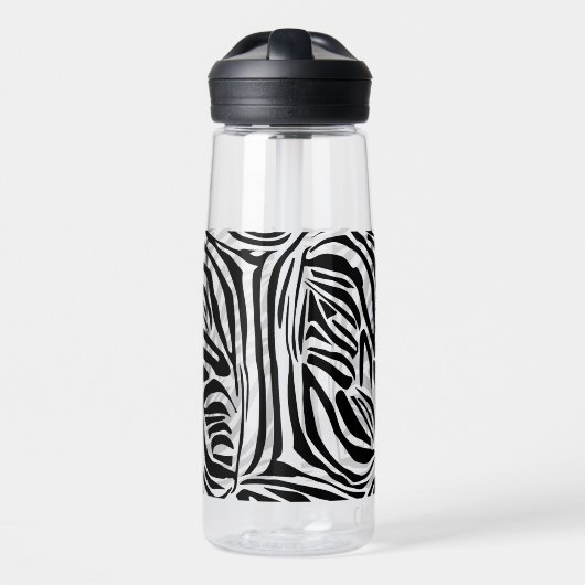 Zebra-Muster Trinkflasche (Vorne)