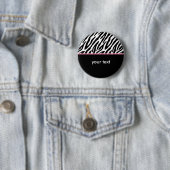 Zebra-Muster und Pink Button (Beispiel)