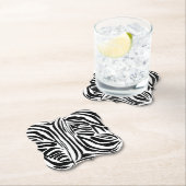 Zebra-Muster Untersetzer (Vor Ort)