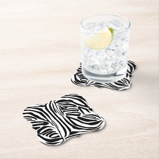 Zebra-Muster Untersetzer (Vor Ort)