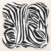 Zebra-Muster Untersetzer (Vorderseite)