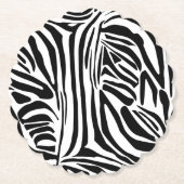 Zebra-Muster Untersetzer (Vorderseite)